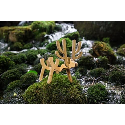 Wooden DEER wine bottle holder/rack great wedding gift. Home & Kitchen, Furniture