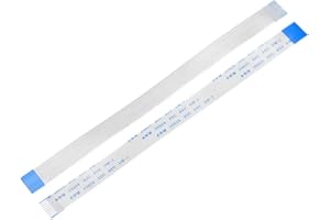 uxcell Flexible Flat Cable,150mm 1mm Pitch 9 Pins FPC FFC Flexible Ribbon Cable for LCD TV DVD Player 5Pcs (B Type)