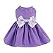 Fitwarm Elegant Dog Dress Pet Clothes Striped Shirts Cat Apparel, Purple, XS