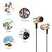 Headphones, FKANT Metal Magnet Attraction In-Ear Wired Earbuds Premium Stereo Bass Universal Earphones with 3.5mm Jack and MIC for Smartphones, Tablets, Computer, MP3 Player