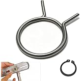 20pcs Torsion Return Spring for Door Handle, Return Door Lock Spring Repair | Wire Diameter 1.5mm / Inner Diameter 22mm / Outer Diameter 25mm / Foot Length 10mm