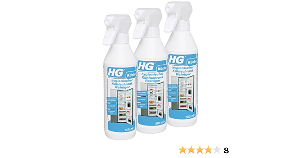 HG Higiene Limpiador de frigorífico (3 unidades, X 500 ml ...
