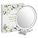 Lavany Compact Mirror Handheld Double-Sided 3.2” Makeup Mirror with 10x Magnification, Perfect for Travel