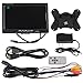 Tontec 7 Inch High Resolution 1024 * 600 TFT LCD Screen Display Monitor for Raspberry Pi 2B B B+ with HDMI VGA Input, DVD VCR Car Rearview Headrest Monitor with Remote HDMI Cable