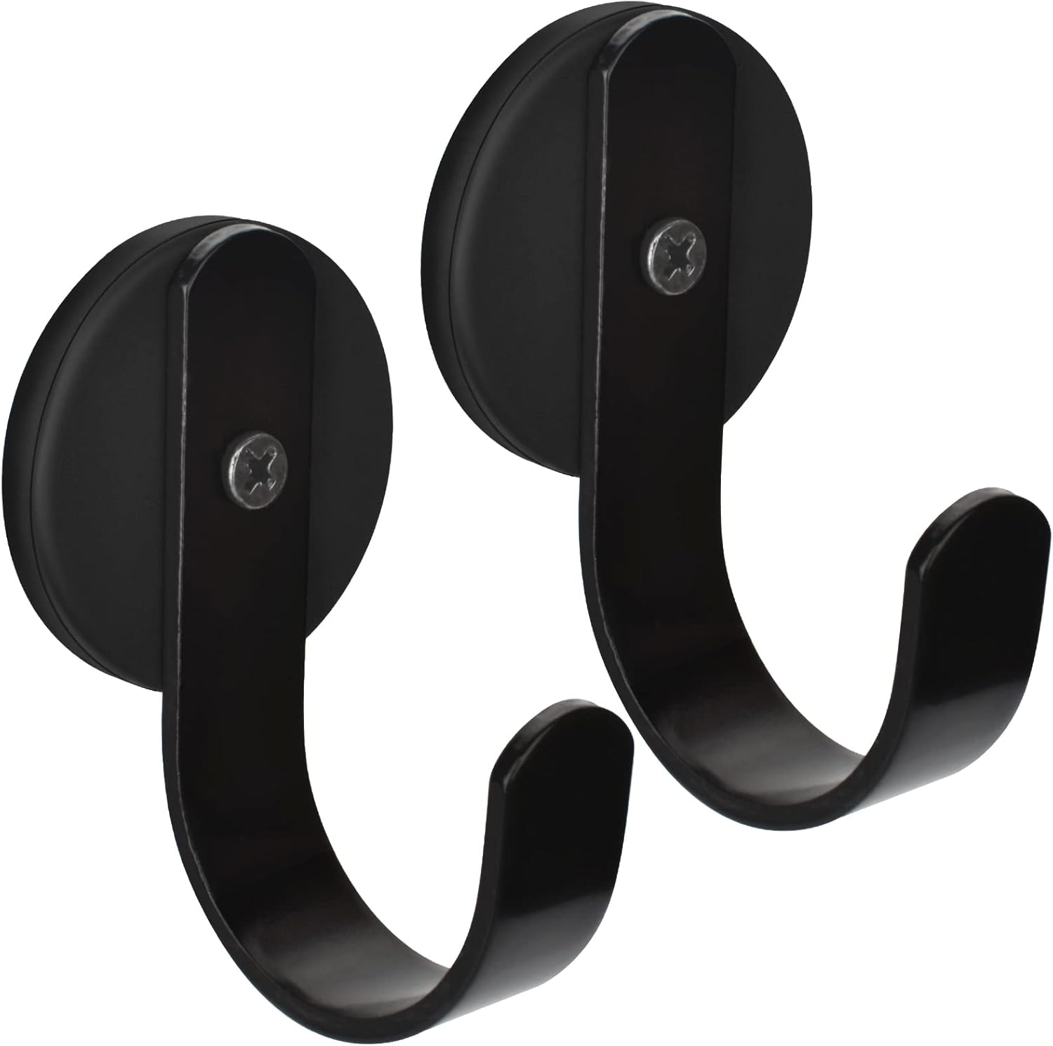 Wreath Hangers - AccEncyc 2 Pack Magnetic Wreath Hanger, Wreath Holder for Front Doors Wreath Hanger Hook for Christmas Wreaths Party Holiday Decor to Metal Door Refrigerator