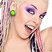 BodyJ4You 36 Pieces Gauges Kit Light Neon Green Tapers with Plugs 14G-00G Stretching Kit - 18 Pairs