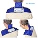 LotFancy Neck Ice Pack - Hot Cold Therapy Wrap for Shoulder, Cervical, Back - Cool Gel Pack for Arthritis, Tendonitis, Sports Injuries, Migraines, Headache Pain, Microwavable Heating Pad, Reusable