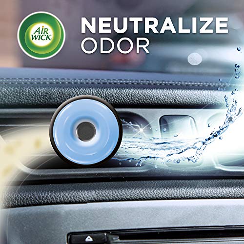Air Wick Car Air Freshener Dot Vent Clips, Water Burst Scent, Odor