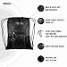 ANGU SPORTS Youth Soccer Bag with Ball Holder for Kids, Girls, Boys, Men & Women | Soccer Backpack Great for Basketball, Football, Gym Bag, Volleyball, Lacrosse | Drawstring Perfect for Sport (Black)