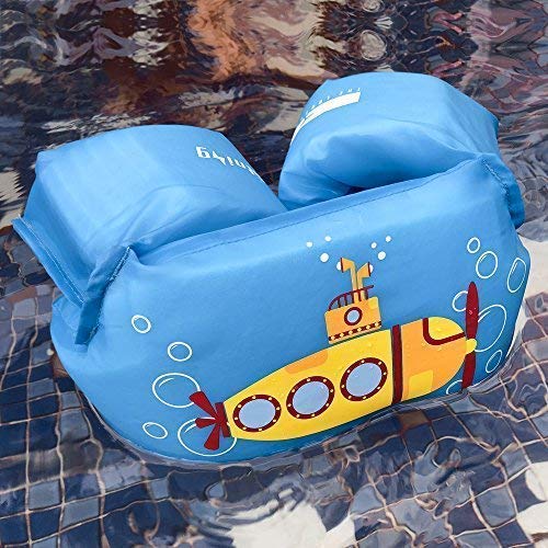 Dark Lightning Children Life Jacket,Swimmies with Water Wings Floatation Kids/Toddler Swim Vests