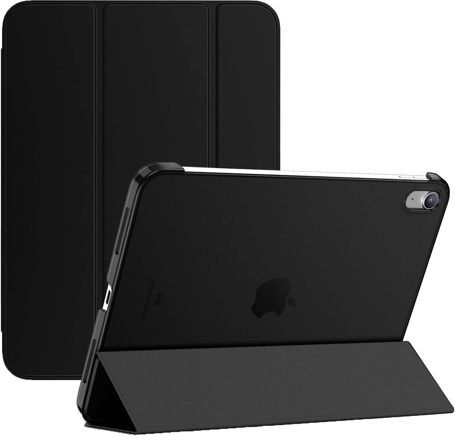 Flip Folio Smart Case For iPad Mini 7th Generation Mini (A17 Pro) 2024 & iPad Mini 6th Generation 2021, Magnetic Stand Cover, Ultra Slim Lightweight Auto Sleep/Wake Support(Black)