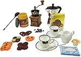 Little Barista Brew & Serve Espresso Coffee Maker with Pastries Play Food Set