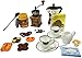Little Barista Brew & Serve Espresso Coffee Maker with Pastries Play Food Set