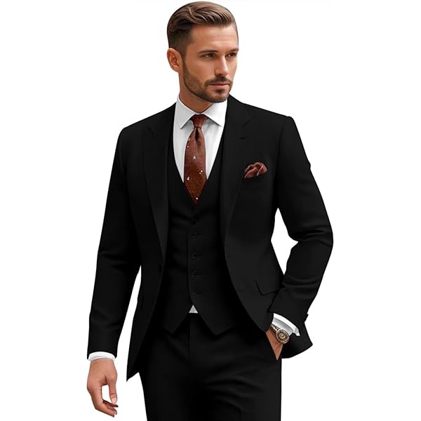 Traje Hombre Boda Traje De Esmoquin A Cuadros De Piezas Para