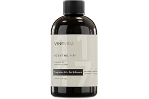 VINEVIDA [4 Fl Oz] Scent NO. 1117 Fragrance Oil for Cold Air Diffusers, Aromatic Notes of Caramel Spice, Salt, Sugar, Rum & Vanilla Essential Oils for Diffuser Oil Refill & Air Freshener Spray