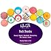 HanZá Bath Bombs - Gift Set Ideas - Gifts For Women, Mom, Girls, Teens, Her - Ultra Lush Spa Fizzies - Gift Ideas - Add to Bath Bubbles, Bath Beads, Bath Pearls & Flakes (3.5 oz, Bright Colours)