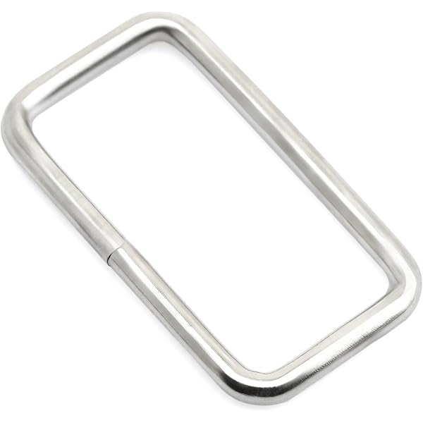 20PCS Light Gold Square Bag Loops - Metal Snap Hook Rings For DIY Strap & Belt Making