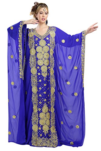 Moroccan Khaleeji Thobe Maghribi Caftan Dress For Ladies
