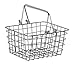 Spectrum Wire Baskets for Organizing, Small - Sturdy Steel Metal Basket Storage Organizer Bin with Handle - Open Wire Storage Baskets for Kitchen Pantry, Cabinets, Closet & Garage Shelves