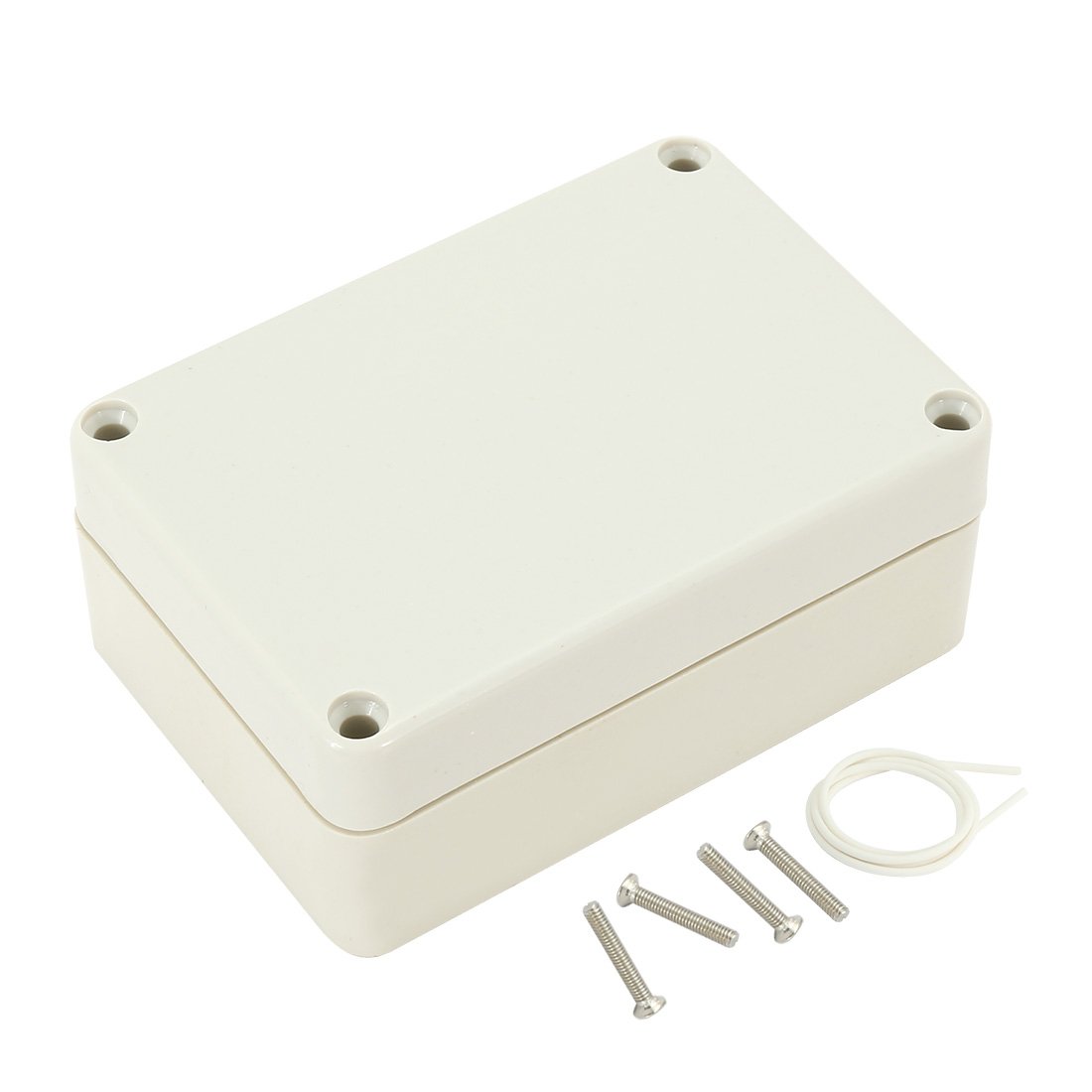Sourcingmap 3.3"x2.3"x1.3"(83mmx58mmx33mm) ABS Junction Box Universal Electric Project Enclosure Beige