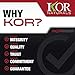 KOR Naturals D-Aspartic Acid (DAA) Capsules 3000mg - 750mg per Capsule - Natural Testosterone Booster for Men - 120ct