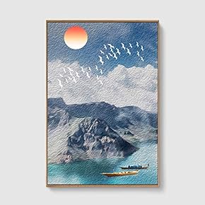 SIGNFORD Framed Canvas Home Artwork Decoration Abstract Scenery...