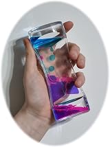 Virtuenity Liquid Sensory Timer Autism ADHD Stress Relief Pink Blue view 3