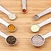 Measuring Spoons set of 7, 18/8 Stainless Steel For Measuring Both Dry and Liquid Ingredients