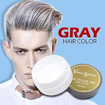 Amazon Com Creazy Hair Wax Men Women Grandma Hair Ash Dye Gray