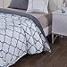 Royhom Duvet Cover for Weighted Blankets 60 x 80 Inches - Removable Weighted Blanket Cover - Soft Minky Dot, Printed White