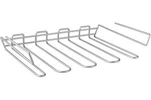 Metaltex 364916 Undershelf Wine Glass Holder, Gray