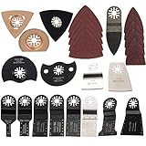 HAOLI 66 pcs/set Oscillating Tool Saw Blades For Fein Multimaster,Dremel,Bosch Makita and More (HL66-1(66pcs))