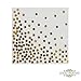 Ideal Parties Gold Dot Disposable Paper Plates Napkins and Cups! Foil Design 50 Dinner Dessert Plates 50 Napkins and 50 Cups! for Bridal Baby Shower Wedding Anniversary Engagement Birthday Party!