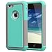AUMIAU Hybrid Dual Layer Shock Absorbin Armor Defender Protective Cover for Apple iPhone 5C