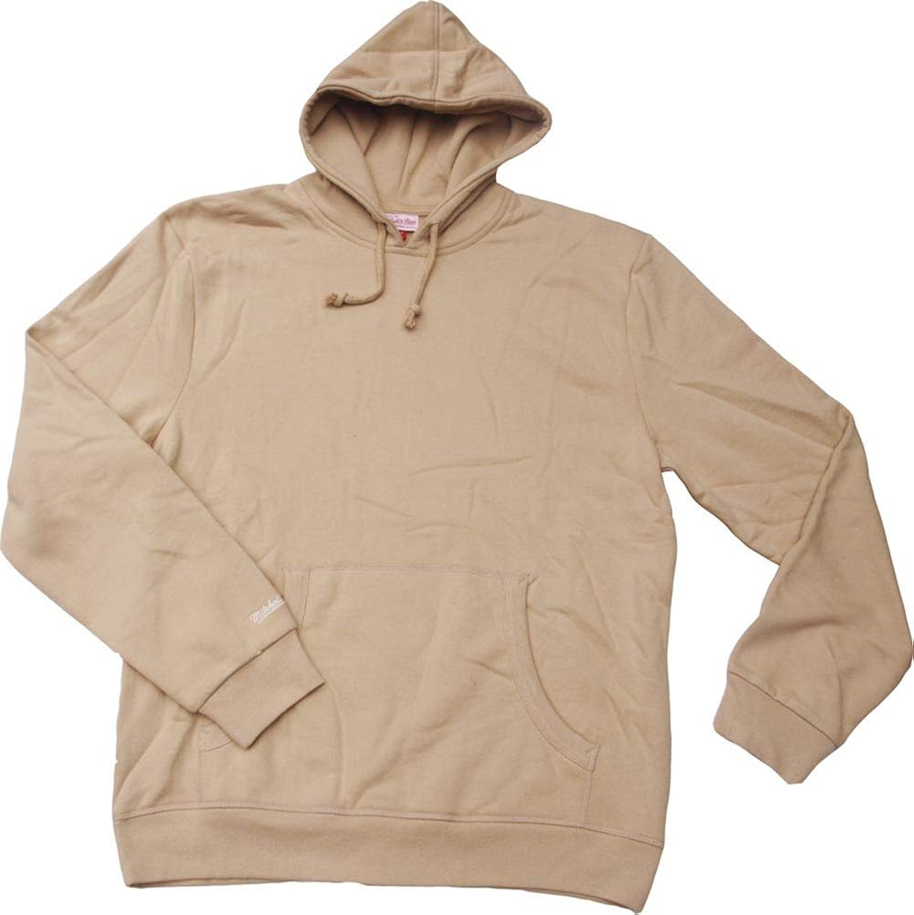 Mitchell Ness Tan Beige Blank Blanko Hoody Hoodie Sweater Herren Mens Amazon Co Uk Clothing