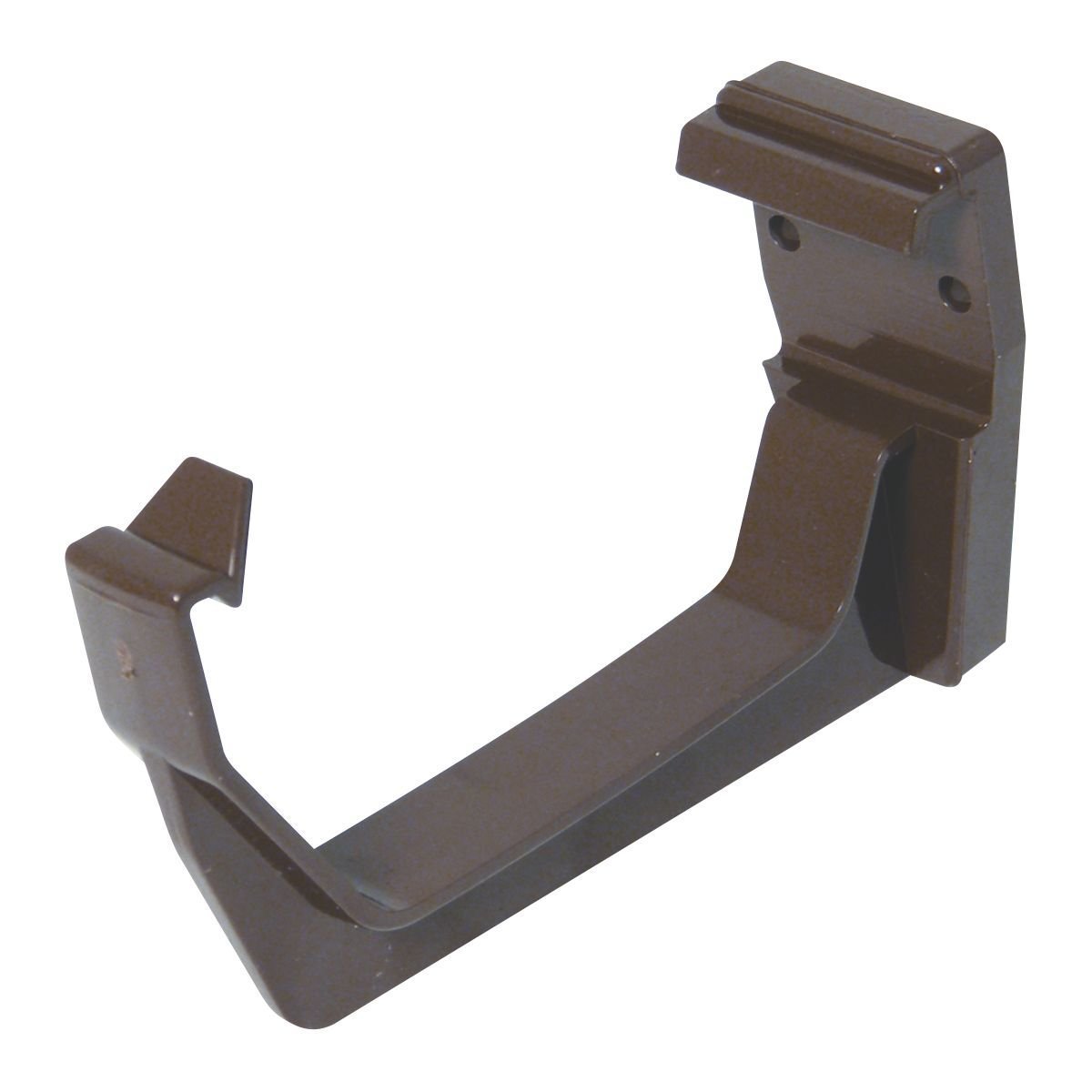 Pack of 3 x FLOPLAST Fascia Gutter Bracket RKS1 for 114mm Square Gutter System (Brown)