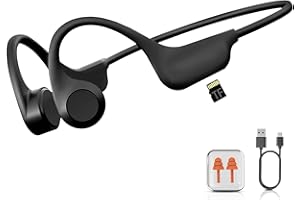 ZKAPOR Bone Conduction Headphones Bluetooth, Open Ear Headphones Sports Wireless Earphones, Bluetooth Headphones with Built-in Mic,Up to 8 Hours Playtime,Running Headphone for Running Cycling Workouts