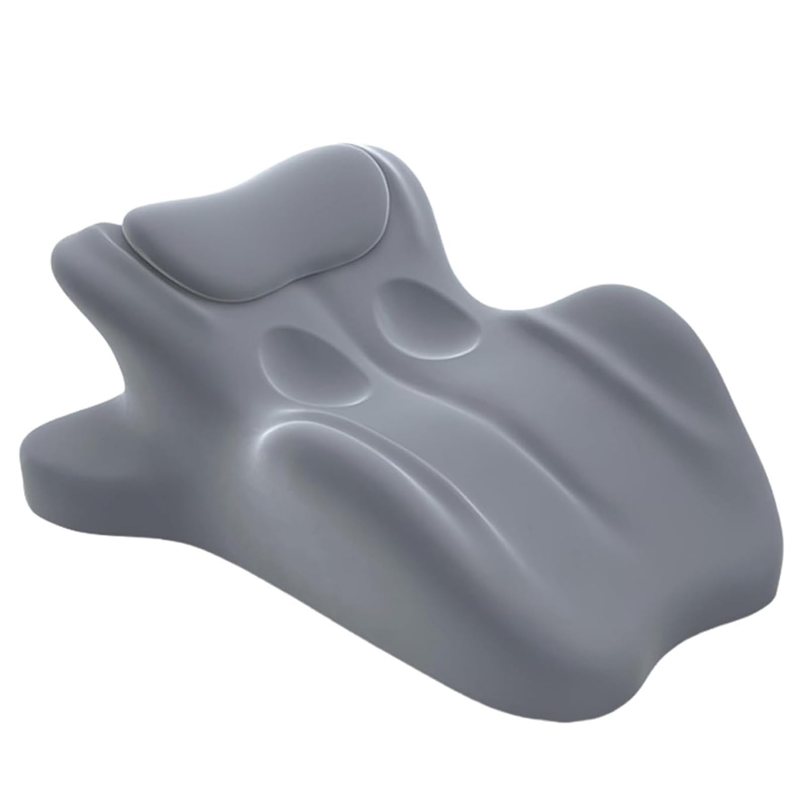 Photo 1 of Couples Pillow, Multi-Functional Memory Foam Ergonomic Wedge Pillow for Reading & Back Support, 27° Angle Contoured Cushion for Sitting or Lounging, Ideal for Waist, Neck