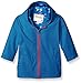 Hatley Boys' Little Yellow White Sharks Splash Jacket, Blue, 4