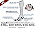 SB SOX Compression Socks (20-30mmHg) for Men & Women – Best Compression Socks for All Day Wear, Better Blood Flow, Swelling! (Medium, White/Black)