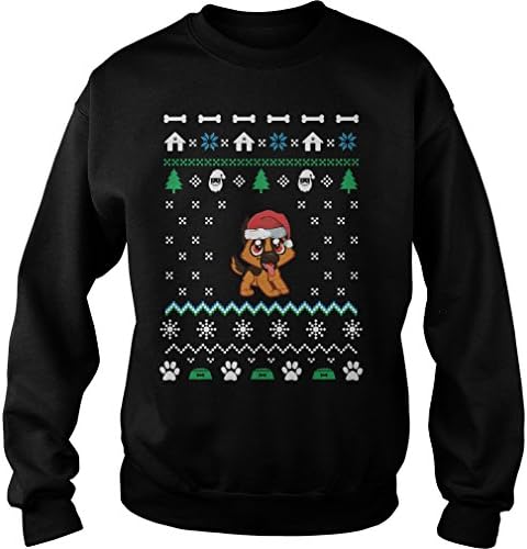 Merry Pets Apparel German Shepherd Dog Christmass Ugly Christmas Sweater (4XL) German Shepherd Lovers Sweatshirt Men Women
