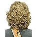 Aimole Short Curly Wig Synthetic Hair Women's Full Wigs (19 Light Strawberry Blonde)
