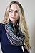 Women's Festival Bliss Infinity Scarf, Multicolor Boho Chic Shawl (Bejeweled Black)