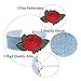 Tpocean 12PCS Women Leather Printed Flower Embroidery Choker Necklace Jewelry Collar Choker Set