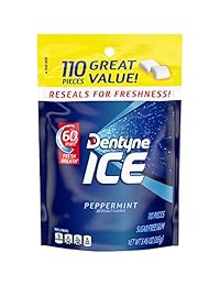 Dentyne Ice - Bolso de goma, 110 unidades (paquete de 4)