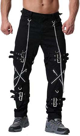 black tactical cargo pants