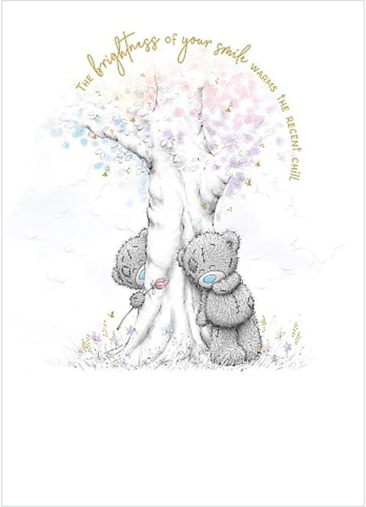 Me to You Tatty Teddy New Beginnings Range - The Brightness of Your Smile Warms The Recent chill - Greetings Card