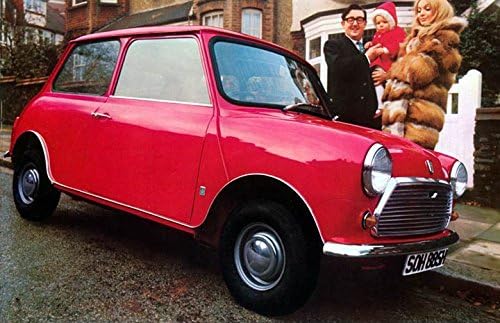1970 Austin British Leyland Mini 850 Automobile Photo Poster