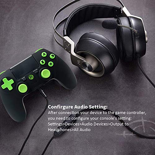ایگرد | قیمت و خرید Boowen PS4 Controller,Wireless Gamepad for Playstation 4 /Pro/Slim/PC,Six-axis Gaming Joysticks with 600mAh Rechargeable Battery,10m Remote  Control