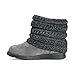 MUK LUKS womens Women's Patti Ankle Bootie, Grey, 7 US